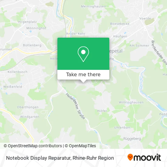 Карта Notebook Display Reparatur