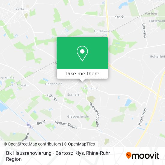 Bk Hausrenovierung - Bartosz Klys map