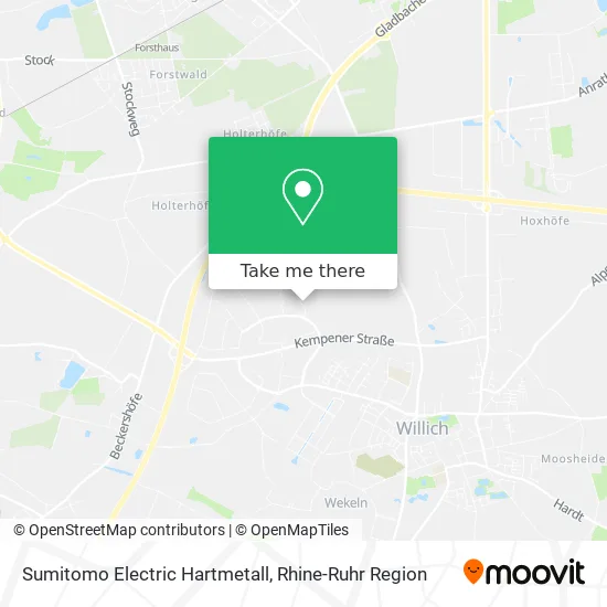 Карта Sumitomo Electric Hartmetall