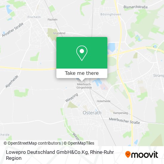 Lowepro Deutschland GmbH&Co.Kg map