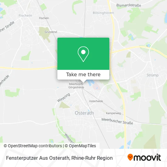 Карта Fensterputzer Aus Osterath