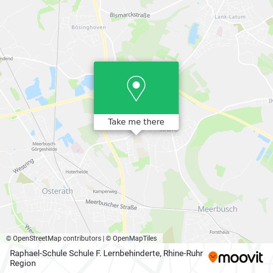 Raphael-Schule Schule F. Lernbehinderte map