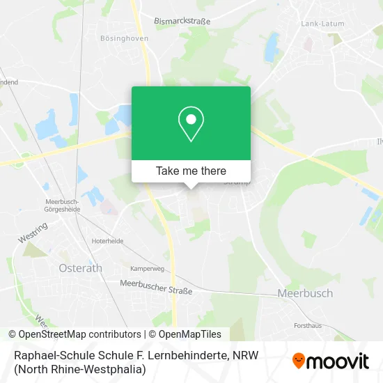 Raphael-Schule Schule F. Lernbehinderte map
