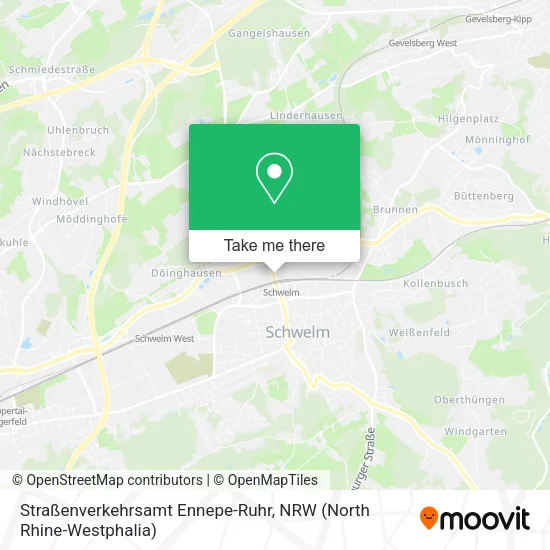 Карта Straßenverkehrsamt Ennepe-Ruhr