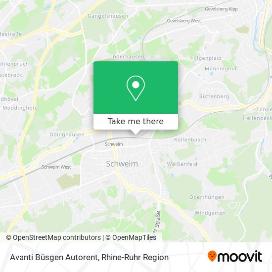 Avanti Büsgen Autorent map