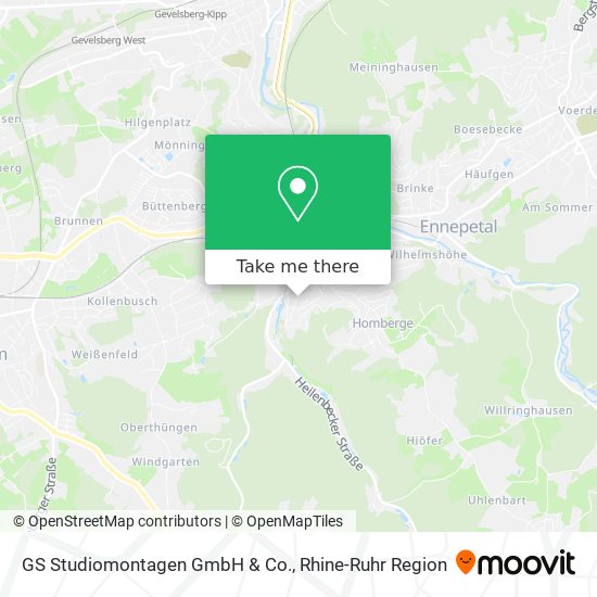 GS Studiomontagen GmbH & Co. map