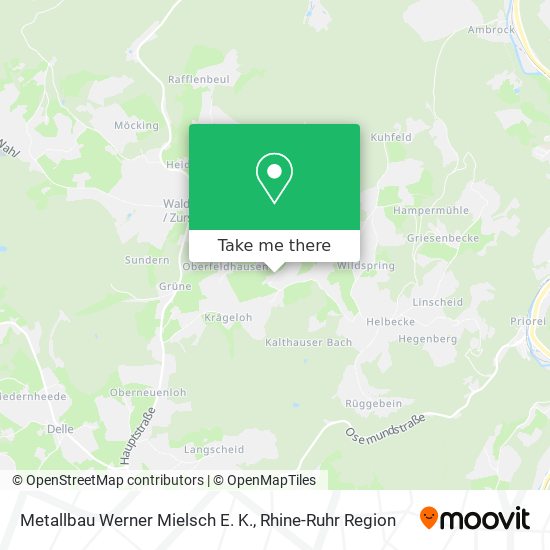 Metallbau Werner Mielsch E. K. map