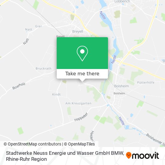 Stadtwerke Neuss Energie und Wasser GmbH BMW map