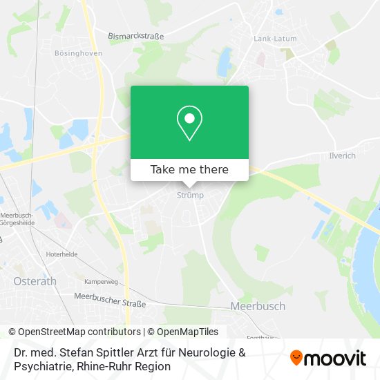 Dr. med. Stefan Spittler Arzt für Neurologie & Psychiatrie map
