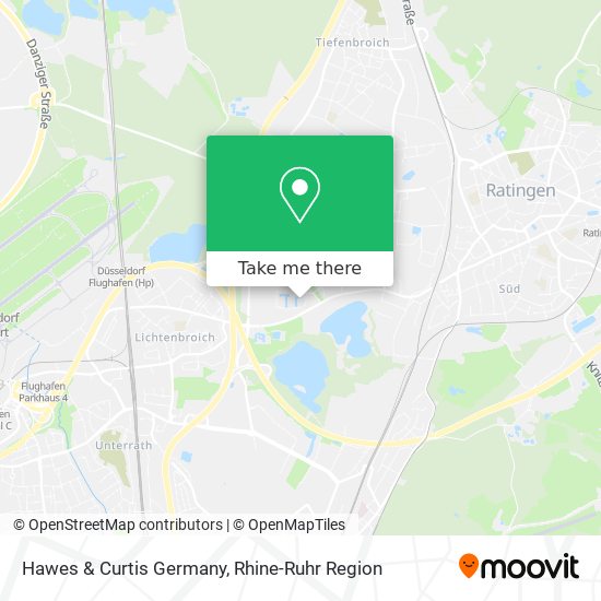 Hawes & Curtis Germany map