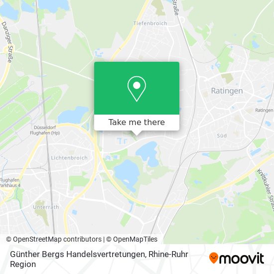 Günther Bergs Handelsvertretungen map