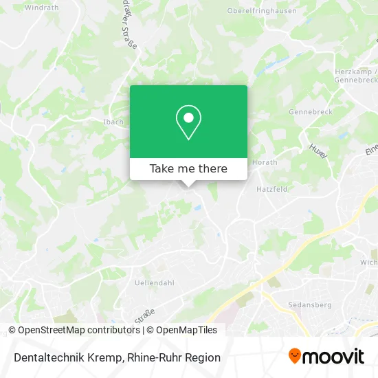 Dentaltechnik Kremp map