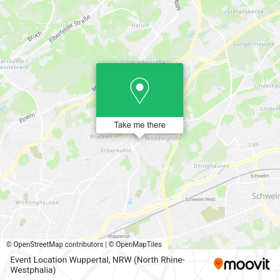 Карта Event Location Wuppertal