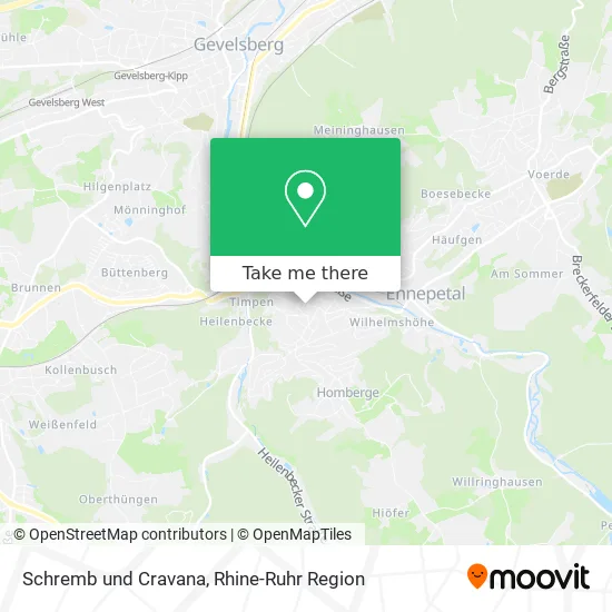 Карта Schremb und Cravana