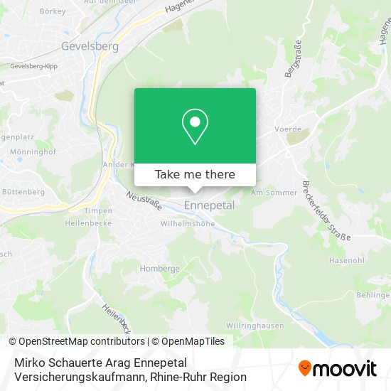 Mirko Schauerte Arag Ennepetal Versicherungskaufmann map