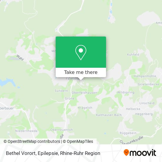 Bethel Vorort, Epilepsie map