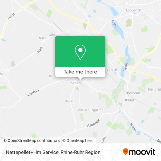 Nettepellet+Hm Service map