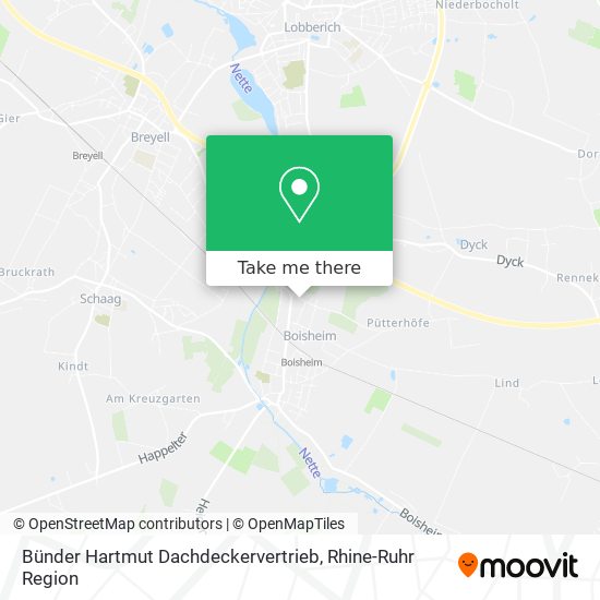 Bünder Hartmut Dachdeckervertrieb map