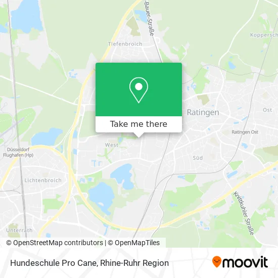 Hundeschule Pro Cane map