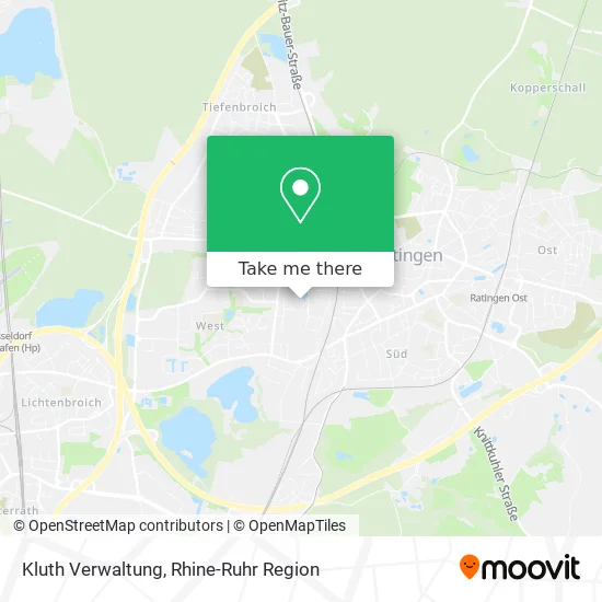 Карта Kluth Verwaltung