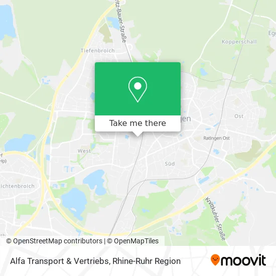 Карта Alfa Transport & Vertriebs