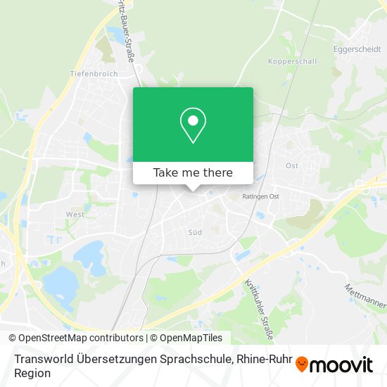 Transworld Übersetzungen Sprachschule map