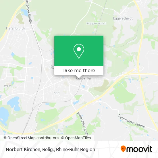 Карта Norbert Kirchen, Relig.