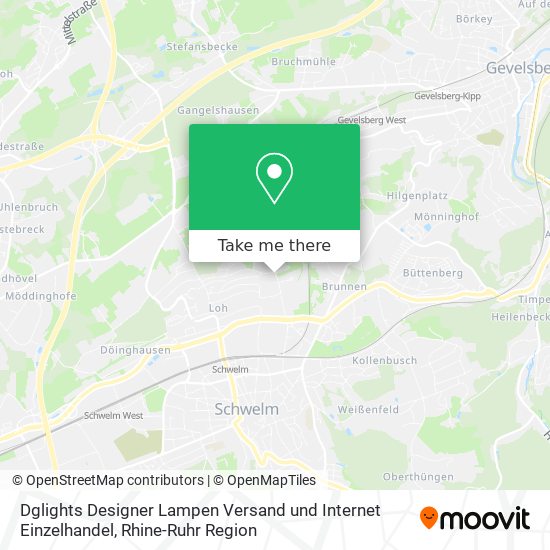 Dglights Designer Lampen Versand und Internet Einzelhandel map