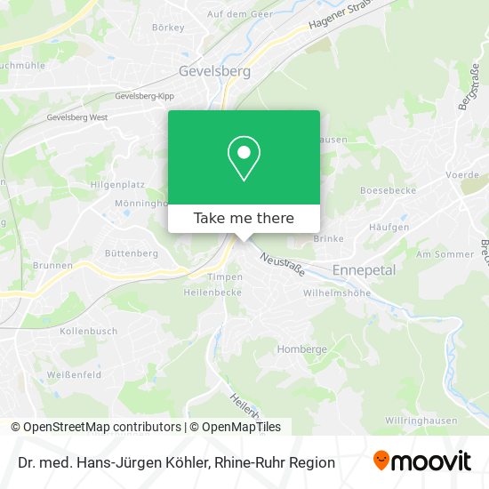 Dr. med. Hans-Jürgen Köhler map
