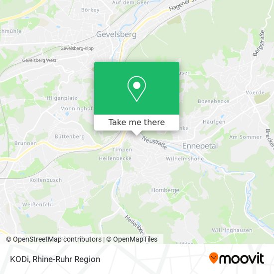 KODi map