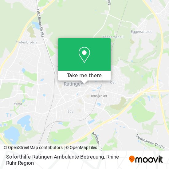 Soforthilfe-Ratingen Ambulante Betreuung map