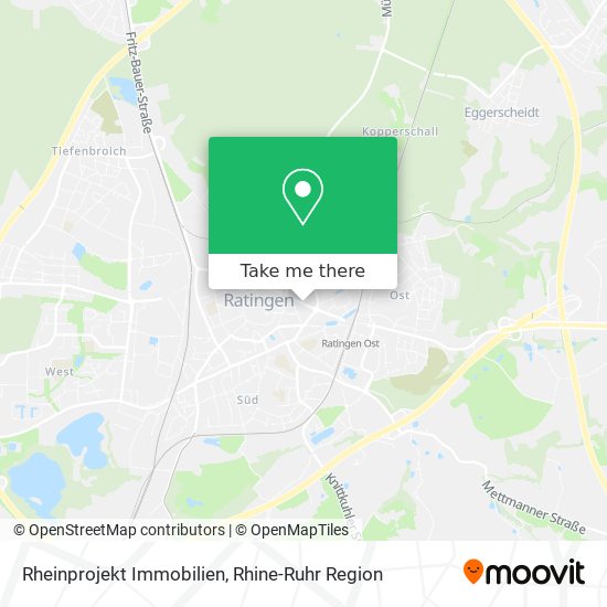 Rheinprojekt Immobilien map