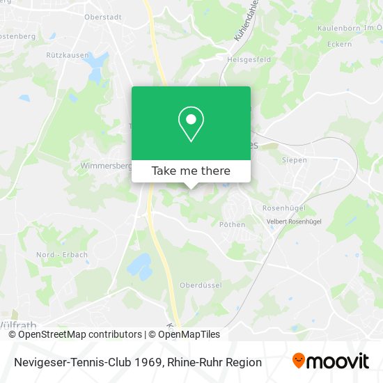 Nevigeser-Tennis-Club 1969 map