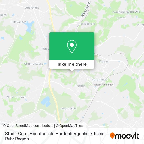 Städt. Gem. Hauptschule Hardenbergschule map