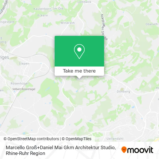 Карта Marcello Groß+Daniel Mai Gkm Architektur Studio