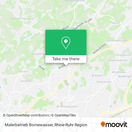 Malerbetrieb Bornewasser map