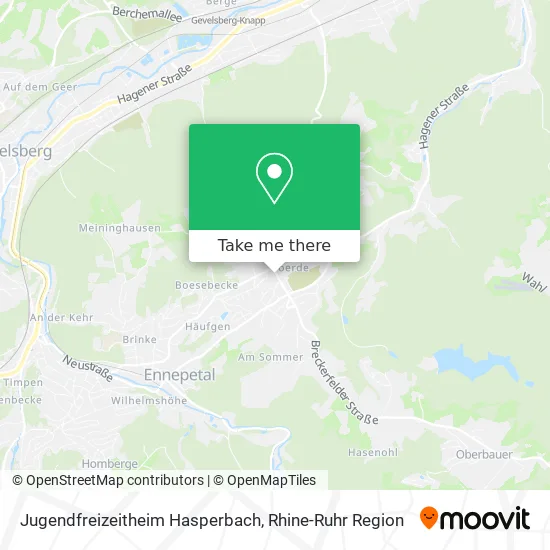 Карта Jugendfreizeitheim Hasperbach