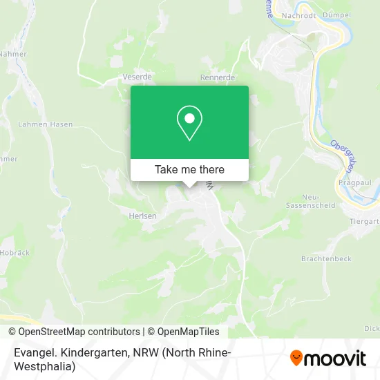 Evangel. Kindergarten map