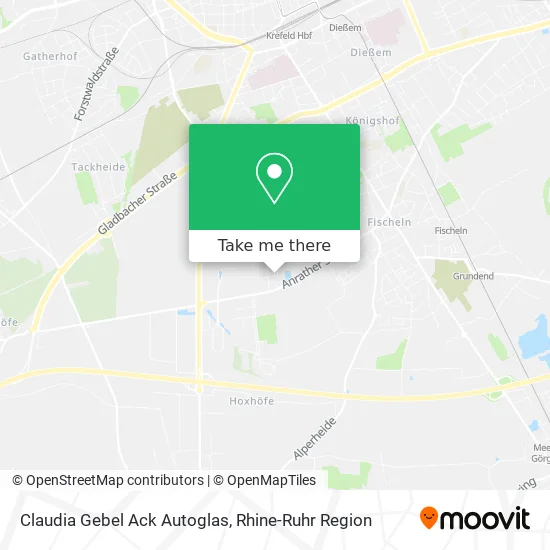 Карта Claudia Gebel Ack Autoglas