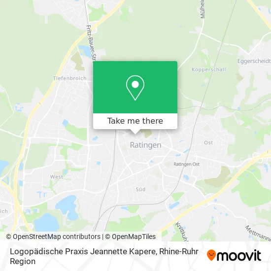 Карта Logopädische Praxis Jeannette Kapere