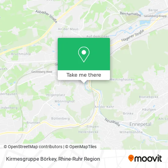 Карта Kirmesgruppe Börkey