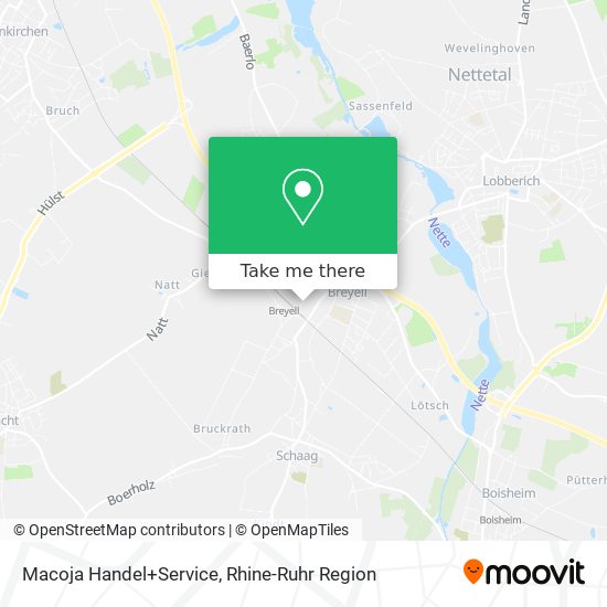 Macoja Handel+Service map