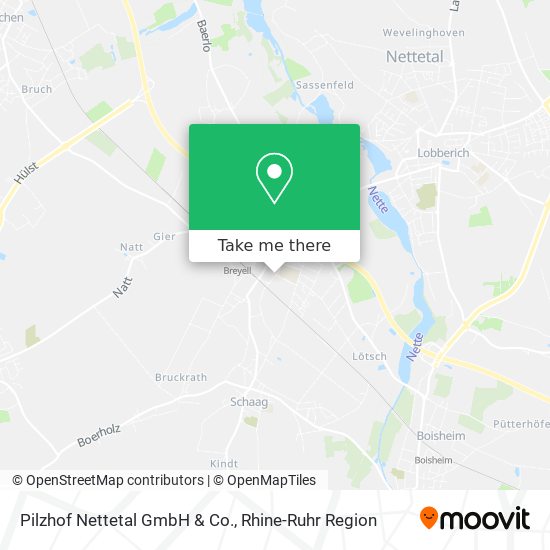 Pilzhof Nettetal GmbH & Co. map