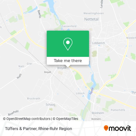 Tüffers & Partner map