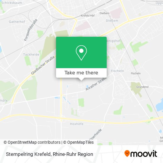 Карта Stempelring Krefeld