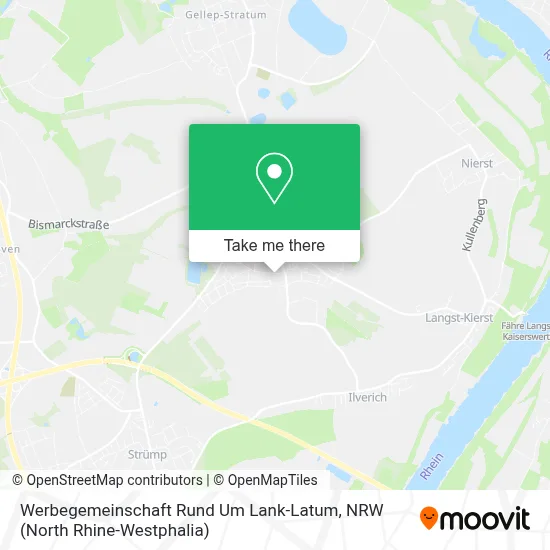 Werbegemeinschaft Rund Um Lank-Latum map