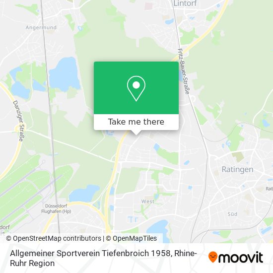 Allgemeiner Sportverein Tiefenbroich 1958 map