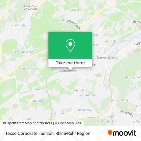 Texco Corporate Fashion map