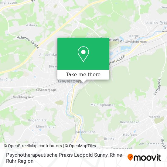 Psychotherapeutische Praxis Leopold Sunny map