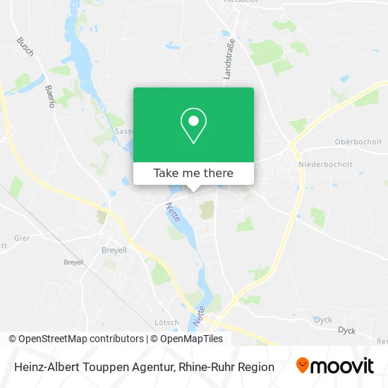 Карта Heinz-Albert Touppen Agentur